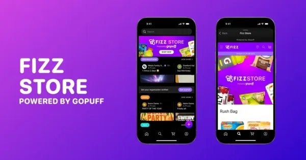 Cosmico - Fizz, the college social app, adds grocery delivery